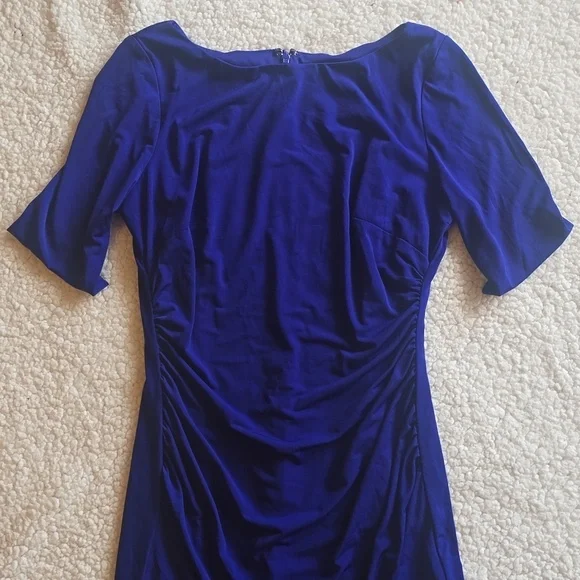 Vince Camuto Midi dress cob cobalt purple women’s size 8 - Picture 7 of 15